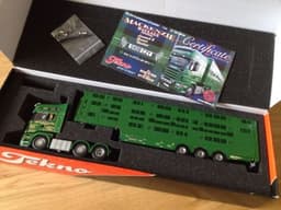 Tekno SCANIA Mackenzie Haulage Livestock Truck 1.50 - WSI - Corgi Modern Trucks