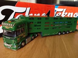 Tekno SCANIA Mackenzie Haulage Livestock Truck 1.50 - WSI - Corgi Modern Trucks