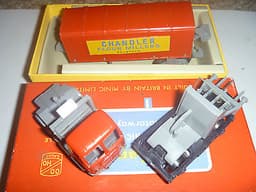 TRIANG MINIC MOTORWAYS SLOT CAR ROAD AND RAIL SET BOXED INC CHANDLERS FLOUR MILL