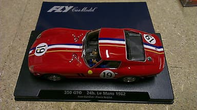 VERY RARE FLY RACING SLOT CAR - FERRARI 250 GTO Le MANS 1962 - A-1803 / 88218