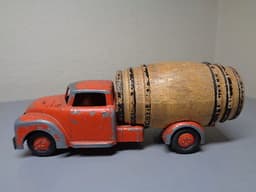 VILMER DENMARK VINTAGE 1950\'S DODGE BARREL TRUCK VERY RARE ITEM GOOD CONDITION