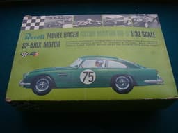 Vintage 1960`s Revell Aston Martin DB-5 1/32 Slot Car, Boxed, needs attn. R3108