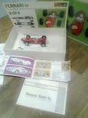 Vintage 1960s Monogram Ferrari 156 Slot car with Box and Instructions F1
