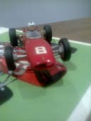 Vintage 1960s Monogram Ferrari 156 Slot car with Box and Instructions F1