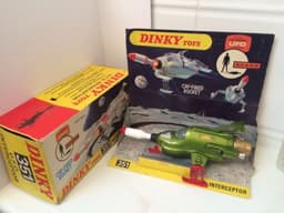 Vintage Dinky351 UFO Interceptor(1st Issue)Boxed.Rare.