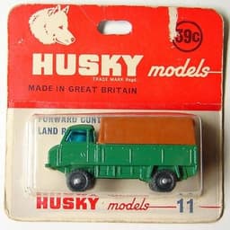 Vintage HUSKY #11 FORWARD CONTROL LAND ROVER - GREAT BRITAIN - MIP MOC - 1960s