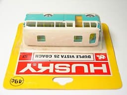Vintage HUSKY #57 DUPLA VISTA COACH - GREAT BRITAIN - MIP - 1960s