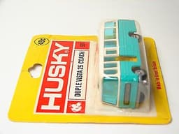 Vintage HUSKY #57 DUPLA VISTA COACH - GREAT BRITAIN - MIP - 1960s