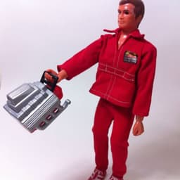 Vintage Kenner 1970\'s Six 6 Million Dollar Bionic Man - Original Doll & Engine