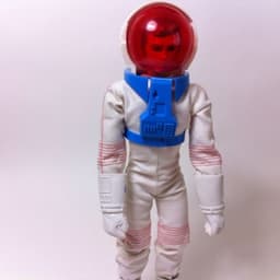 Vintage Kenner 1970s Six 6 Million Dollar Bionic Man Mission Mars Doll & Uniform