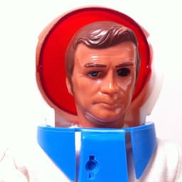 Vintage Kenner 1970s Six 6 Million Dollar Bionic Man Mission Mars Doll & Uniform