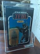 Vintage Star Wars 1983 ROTJ Boba Fett SARLACC PIT DESERT SCENE MOC AFA Graded