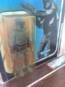 Vintage Star Wars 1983 ROTJ Boba Fett SARLACC PIT DESERT SCENE MOC AFA Graded