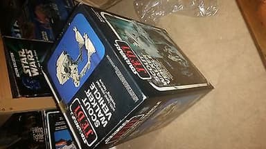 Vintage Star Wars ROTJ At-St walker MISB, C9 sealed box