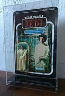 Vintage Star Wars ROTJ Original Princess Leia Organa Kenner 77 Back MOC AFA Case