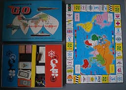 Vintage Waddington Go, The International Travel Game 1961 2Instructions included
