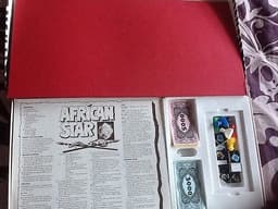 Waddingtons Diamond Hunt African Star Board Game very Rare