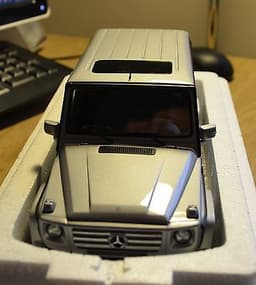 1/18 AUTOART MERCEDES-BENZ G55 AMG-WAGON IN SILVER-SUPER RARE-MINT CONDITION