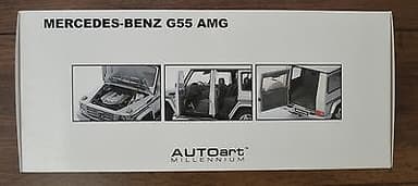 1/18 AUTOART MERCEDES-BENZ G55 AMG-WAGON IN SILVER-SUPER RARE-MINT CONDITION