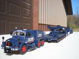 1/50 Huge Heavy Haulage 288 wheel Lowboy Trailer and Trucks, Corgi NZG