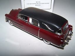 1955 Cadillac S&S Superline Victoria Hearse Sunset Coach Motor City 1/43 NB