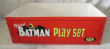 1966 Ideal BATMAN Comic Book Action Figure Toy PLAYSET Justice League AFA CGC DC