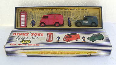A GOOD ORIGINAL DINKY TOYS No. 299 POST OFFICE SERVICES GIFT SET