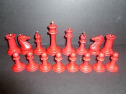 Antique Jaques Chess Set 1851 - 52 In The Original Carton Pierre Casket