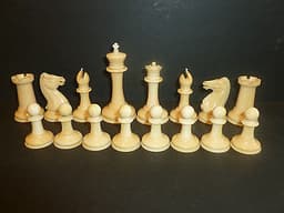 Antique Jaques Chess Set 1851 - 52 In The Original Carton Pierre Casket