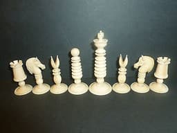 Antique Thomas Lund Chess Set