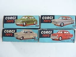 CORGI "CARRIMORE" CAR TRANSPORTER 1101 with cars - Excellent conditon
