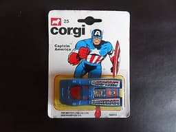 corgi juniors captain america 25 diecast 1978