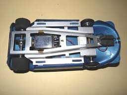 Cox La Cucaracha Super Cuc Vintage 1/24 slot car, roadster & repro box.