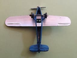 Dinky aircraft, Pre-War 1939 60k Percival Gull and HL Brooks Box, NM