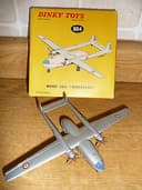 Dinky French Toy Aeroplanes; 804 Noratlas & 60A Marcel Dassault; Boxed Vintage