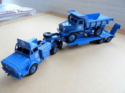 Dinky Supertoys Antar low loader & Euclid Dumptruck code3 British Steel