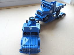 Dinky Supertoys Antar low loader & Euclid Dumptruck code3 British Steel