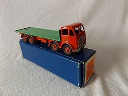 DINKY TOYS 502 DIECAST FODEN FLAT TRUCK WITH ORIGINAL BOX, DELIVERY LORRY