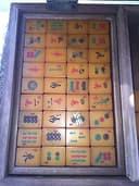Fine Large Art Deco Bakelite Mahjong Set In Wooden Case Dice Collectable L@@K