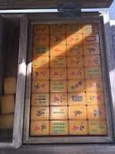 Fine Large Art Deco Bakelite Mahjong Set In Wooden Case Dice Collectable L@@K