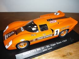 fly slot car, lola T70 mk3 gunston ltd edition 239/450 BRAND NEW (RARE)