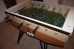Glass top Retro 70\'s professional coin-operated table football machine