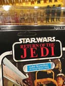 LUKE X WING AFA 85 ROTJ 77 BACK 85-85-85 CLEAR B/ 1983 KENNER STAR WARS VINTAGE