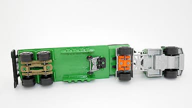 MATCHBOX SUPER KINGS K-16 FORD ARTICULATED TEXACO TANKER GREEN VARIATION