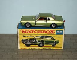 Matchbox Superfast Mercury Cougar #62 - Mint in Excellent Condition Box