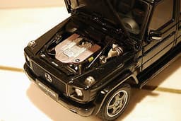 Mercedes-Benz G55 G-Class W463 AMG metallic-black 1:18 AUTOart S63 SL500 600 500