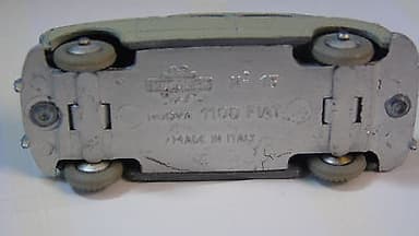 Mercury FIAT nuova 1100 number 13, rare grey colour, scale 1:43