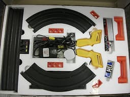 NEW UN-USED VINTAGE AURORA AFX STOP POLICE SLOT CAR SET GX2850 BOXED NEW SET