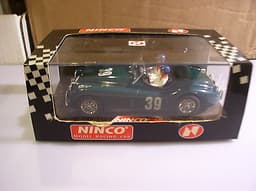 NINCO SLOT RACING CAR JAGUAR XK120 NUB 120 BR GREEN No39 MIB SCALETRIC FLY