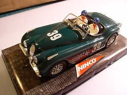 NINCO SLOT RACING CAR JAGUAR XK120 NUB 120 BR GREEN No39 MIB SCALETRIC FLY